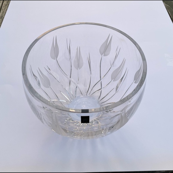 Vintage Laurie Gates Lead Crystal Bowl - Picture 3 of 3